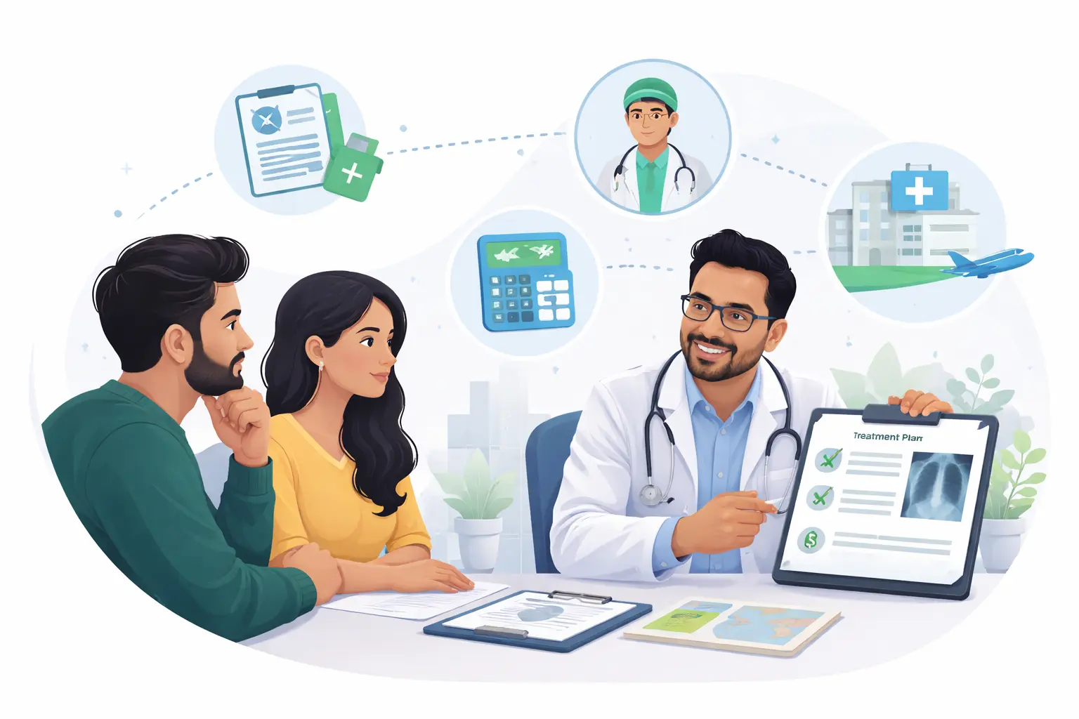 Healthcare travel planning